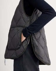 ReNew Quilted Vest | Black