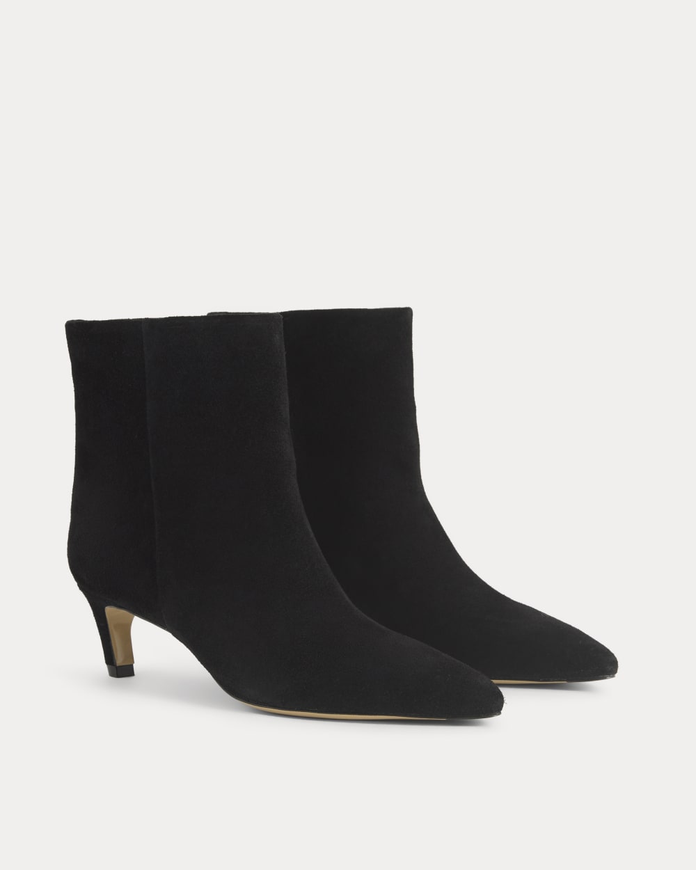 Studio Kitten Heel Bootie | Black Suede