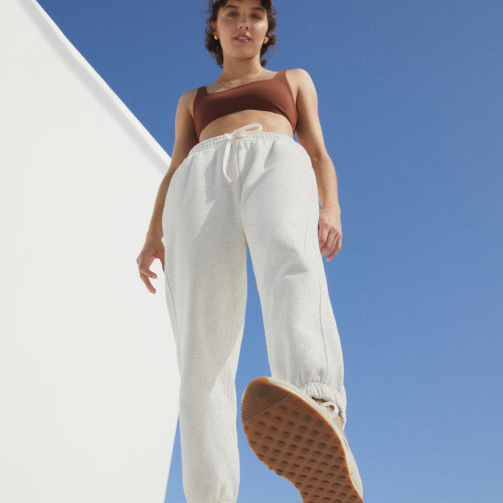 The Track Jogger | Light Heather Grey