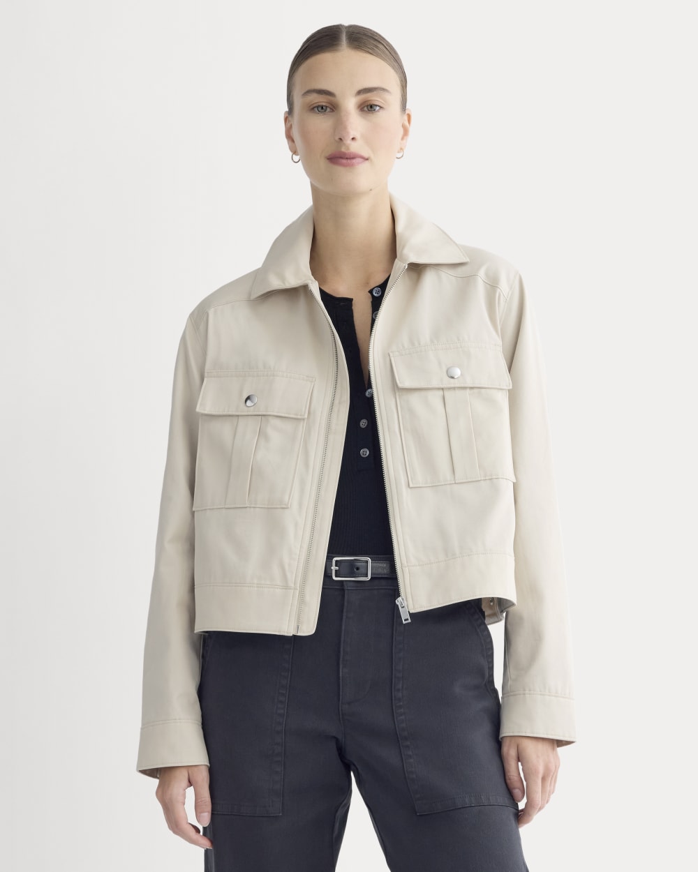 The Cropped Utility Jacket | Peyote