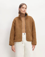 The ReNew Fleece Full Zip | Toasted Coconut