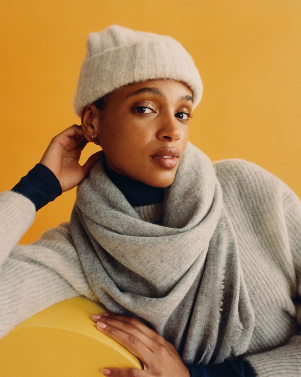 The Alpaca Beanie | Almond