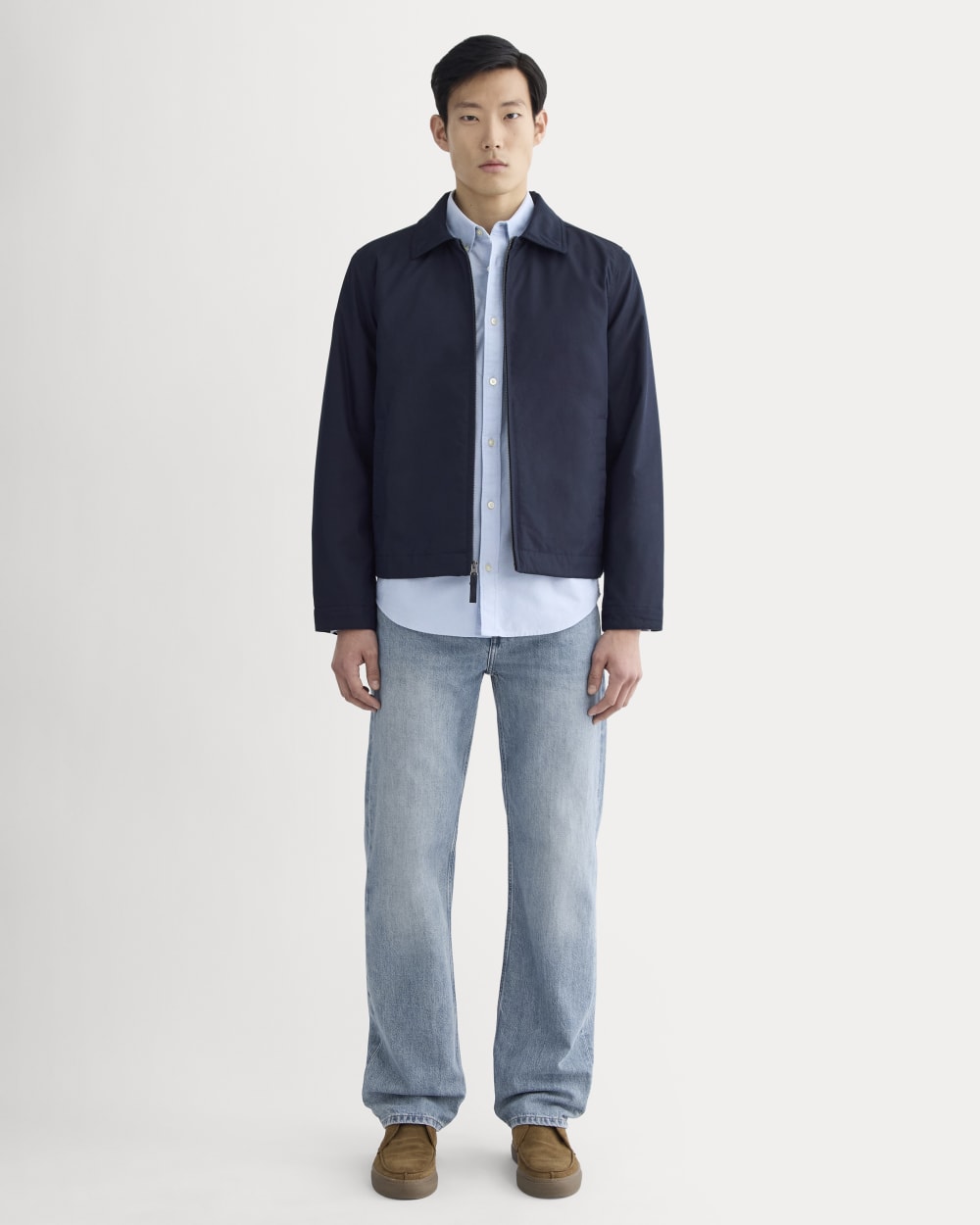 The Filled Harrington Jacket | Deep Navy