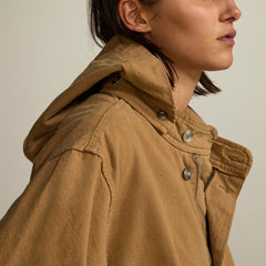 The Canvas Organic Cotton Parka | Cappuccino