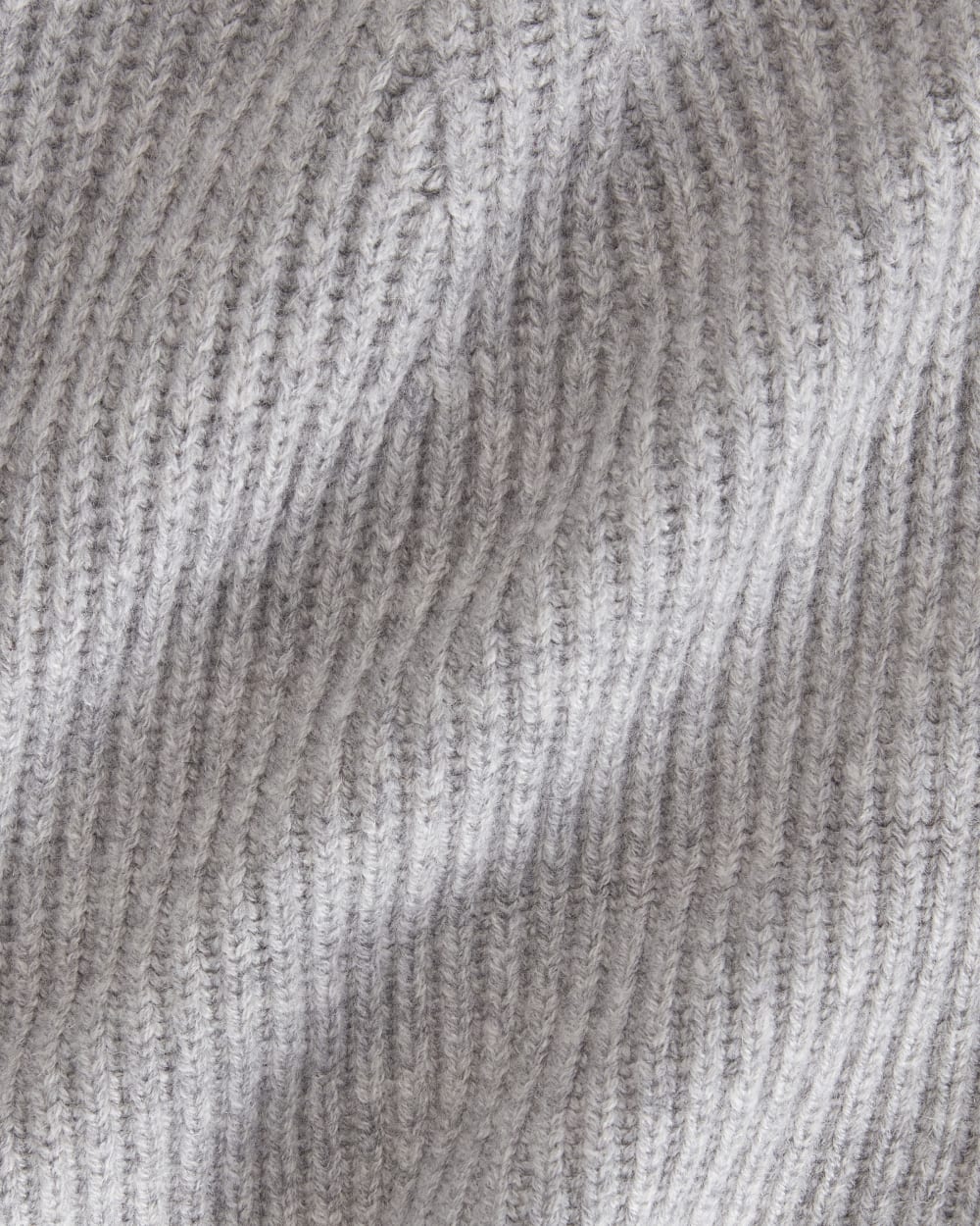 The Cashmere Fine Rib Beanie |  Heathered Grey