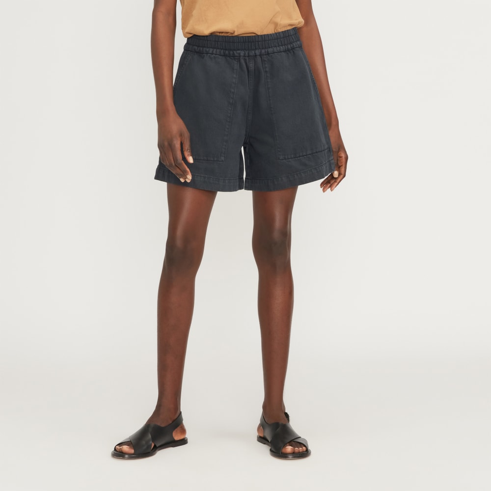 The Denim Utility Short | Ink