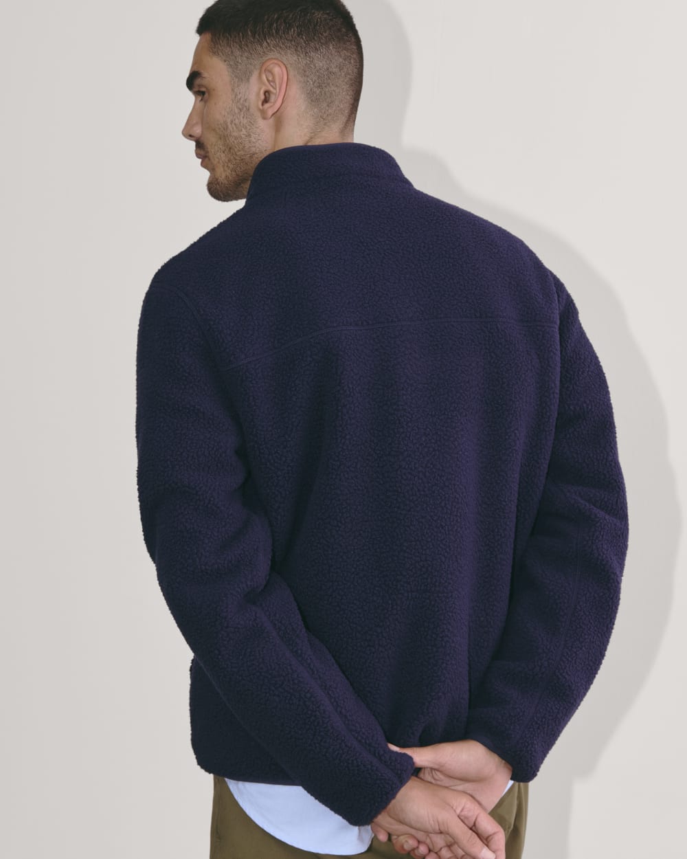 The Teddy Quarter-Zip Fleece | Navy