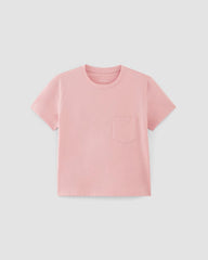 The Box-Cut Tee in Essential Cotton | Rose Pink | Pocket