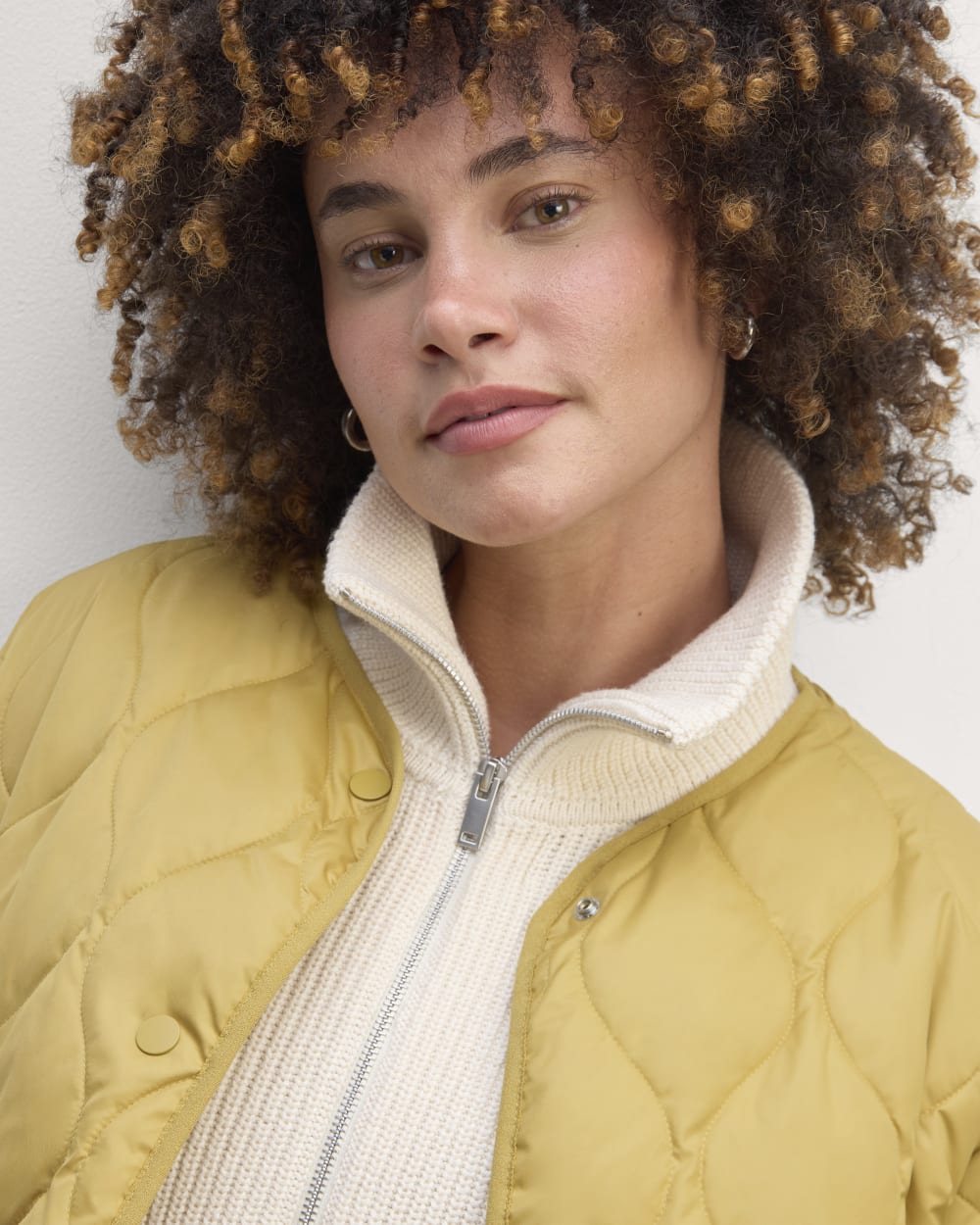 The Quilted Liner | Golden Oak