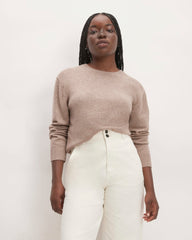The Classic Crew in Cashmere | Toasted Sesame