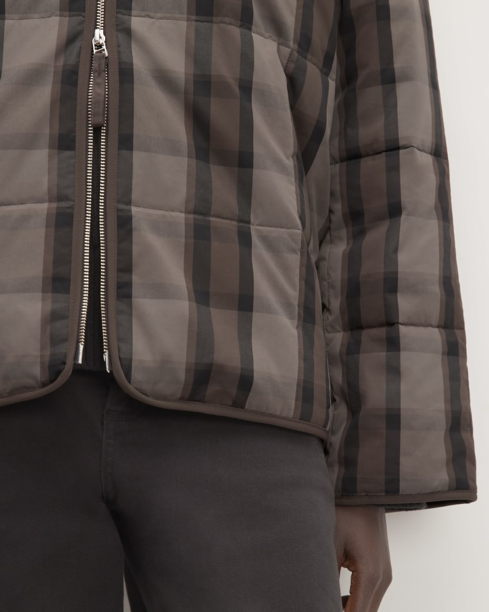 The Quilted Cotton Liner | Abalone / Black / Earth Brown