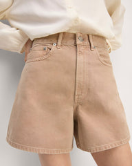 The A-Line Denim Short | Neutral Chanterelle