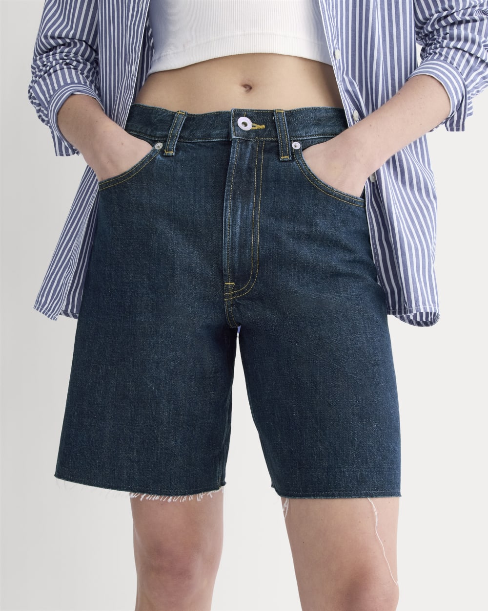 The OG Baggy Jean Short | Dark Indigo