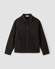 The Organic Cotton Chore Jacket | Black