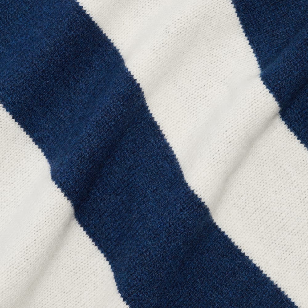 The Cashmere Scarf | Bright Navy / Bone