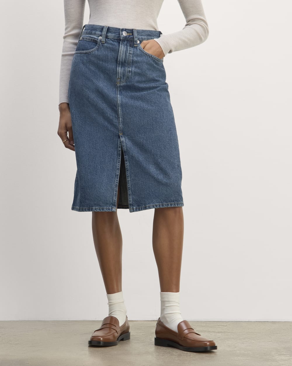 The Mid-Way Skirt | Deep Atlantic