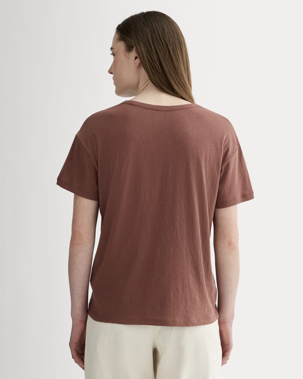 The Air Scoop-Neck Tee | Cedarwood
