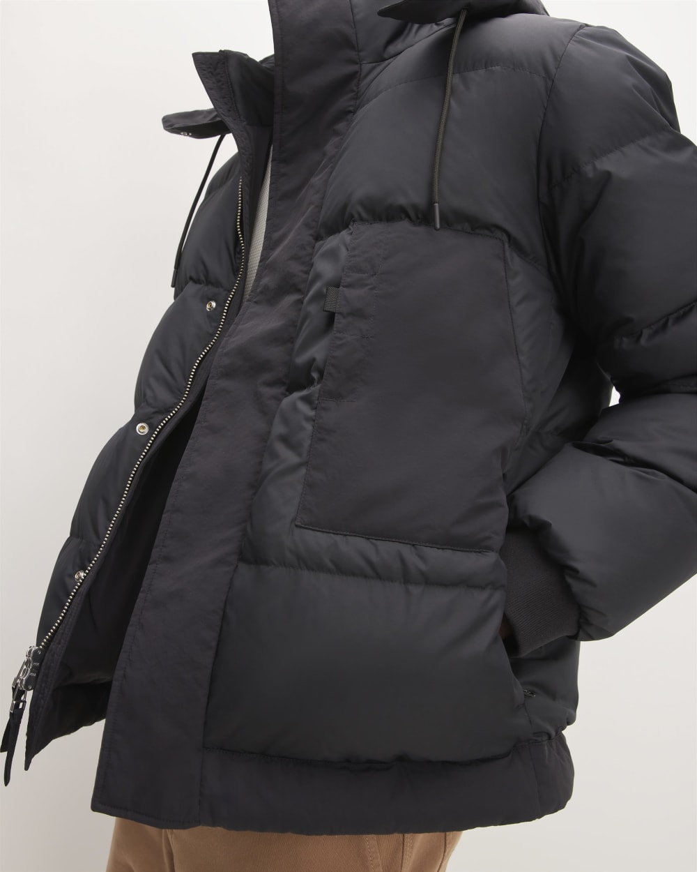 The ReNew Short Puffer | Black