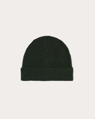 The Cashmere Ribbed Beanie | Scarab