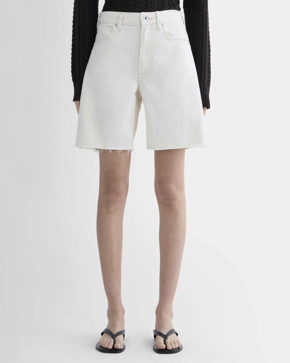 The OG Baggy Jean Short | Ecru