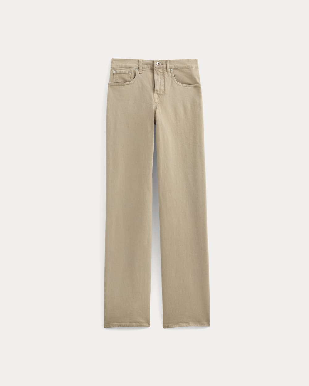 The Column Jean | Garment-Dyed Tan | 33" Inseam