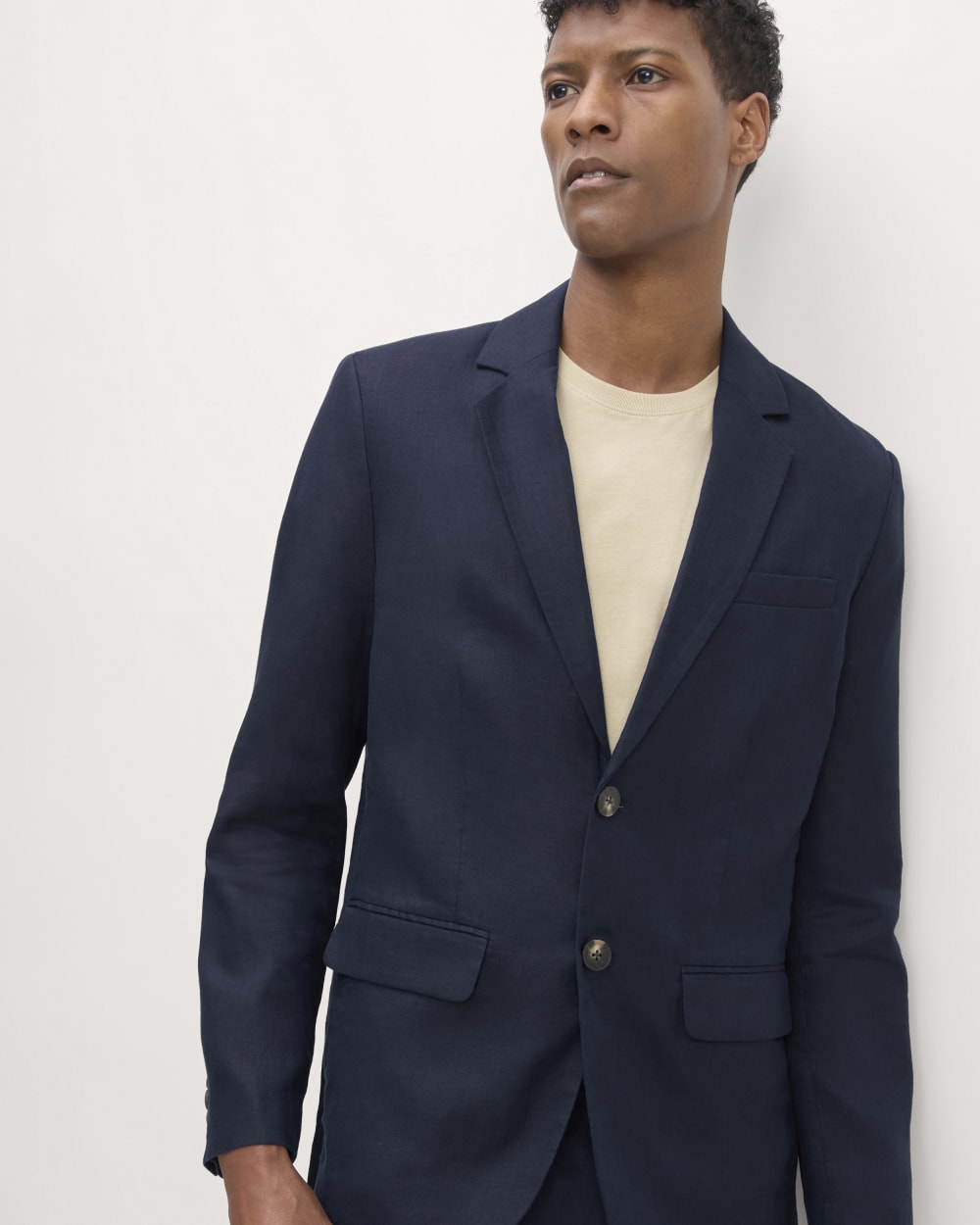 The Linen Blazer | Navy