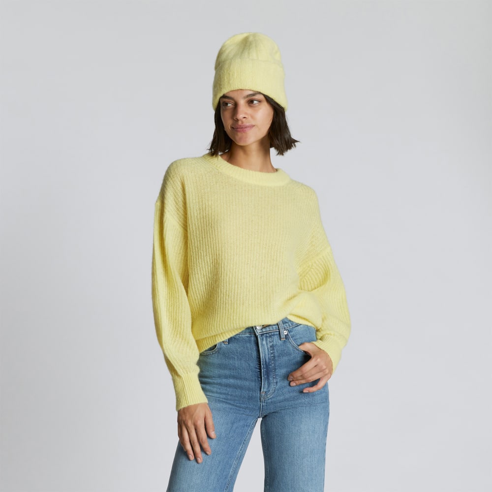 The Alpaca Beanie | Lemon