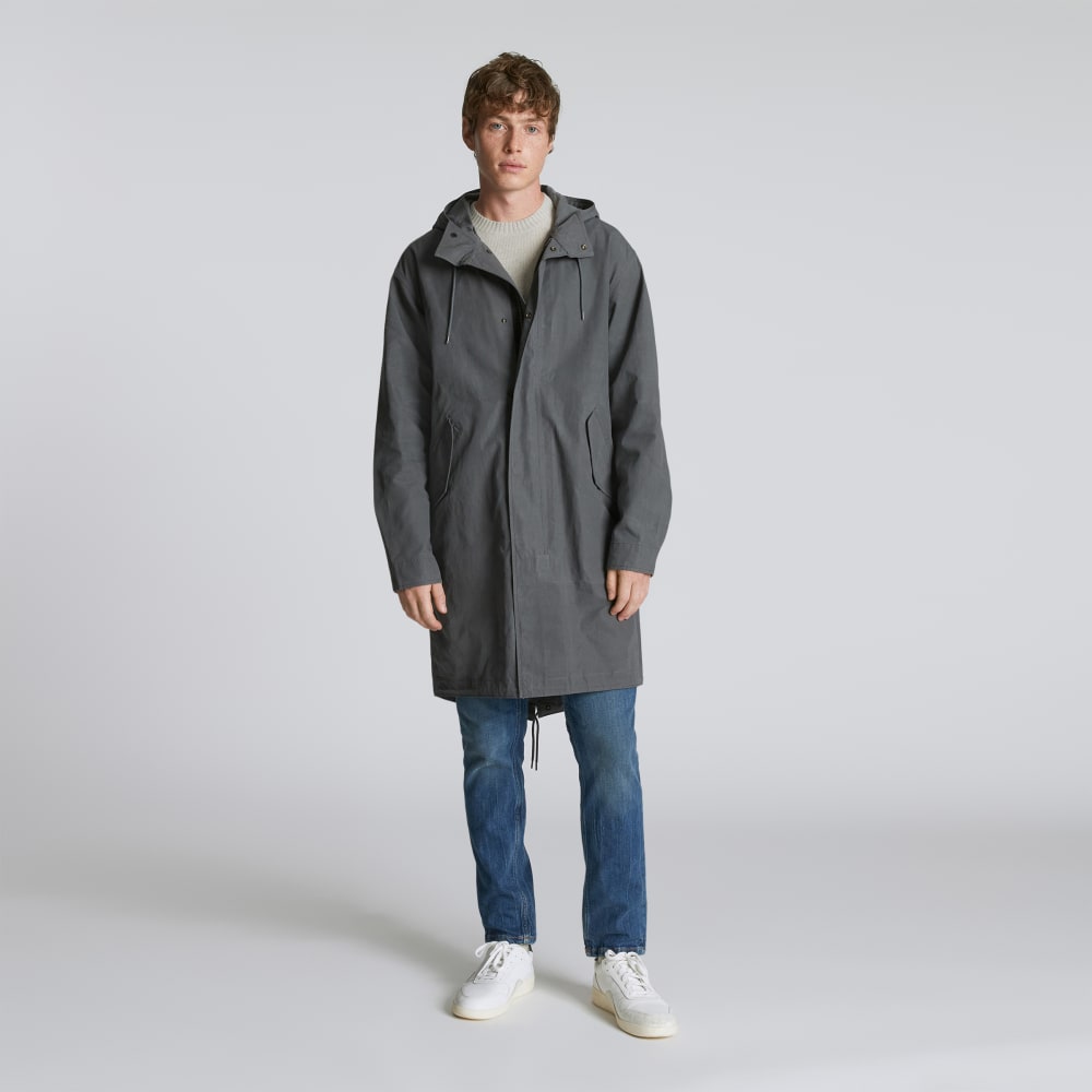 The Waxed Cotton Parka | Slate
