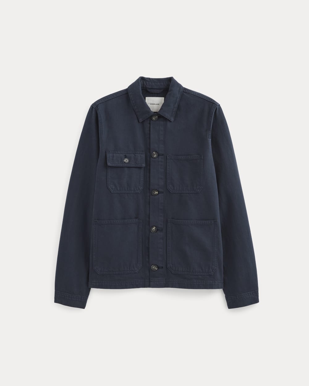 The Denim Utility Jacket | Garment-Dyed Navy