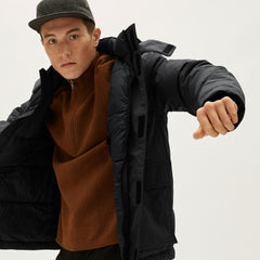 The ReNew Short Parka | Black