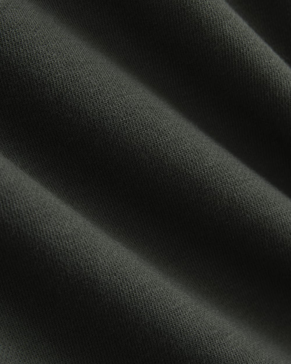 Luxe Fleece Zip Polo | Washed Black