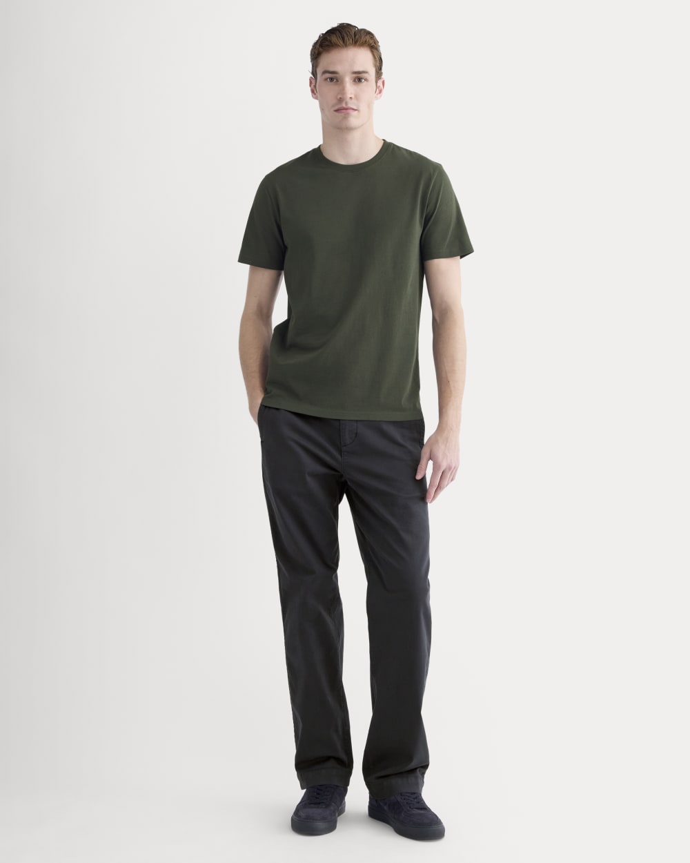 The Essential Organic Crew | Dark Green