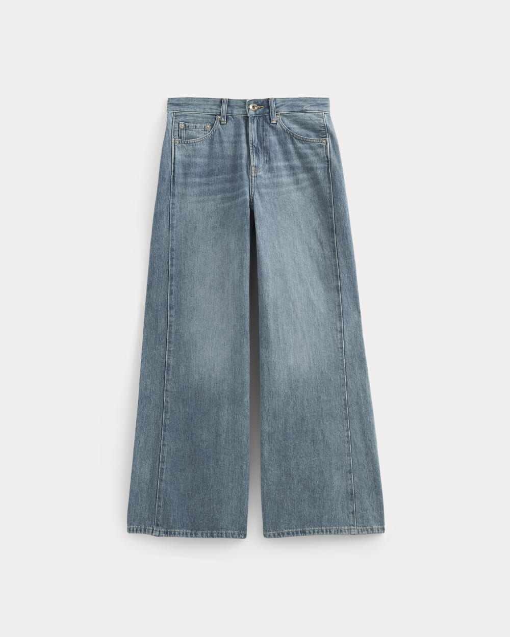 Paneled Ultra Wide-Leg Jean | Tungsten Scratch