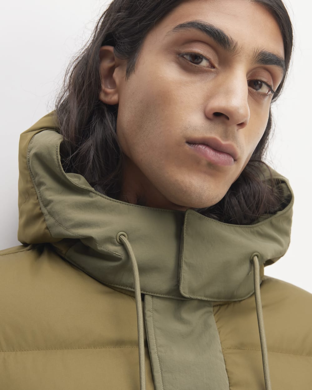 The ReNew Short Puffer | Kalamata / Beech