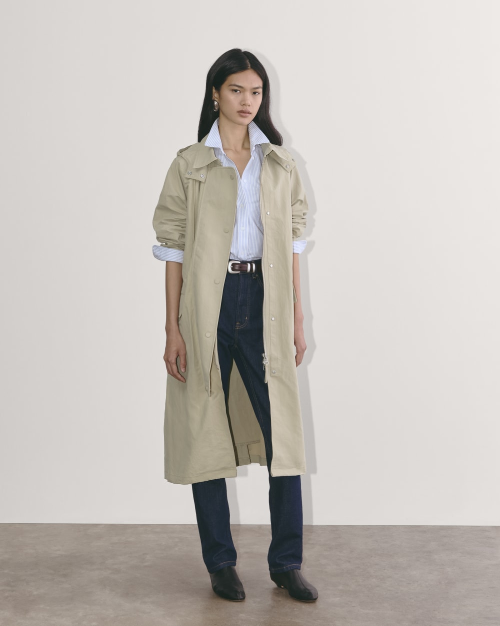 The Oversized Anorak | Trench Coat Khaki