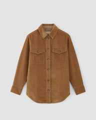 The Corduroy Oversized Shirt Jacket | Toasted Coconut