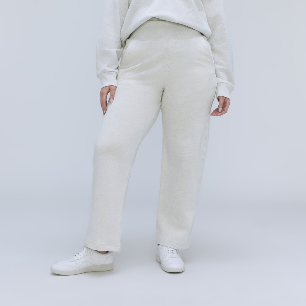 The Track High-Waist Pant | Light Heather Grey