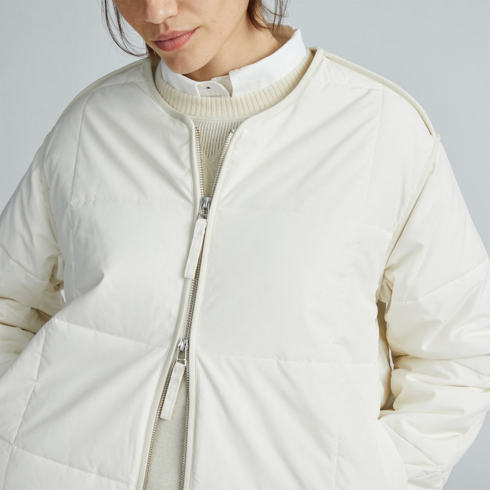 The Quilted Cotton Liner | Bone