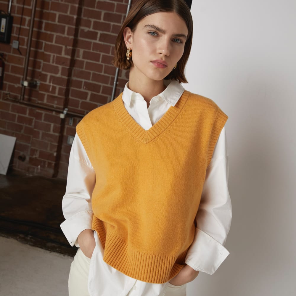 The Cashmere Vest | Kumquat