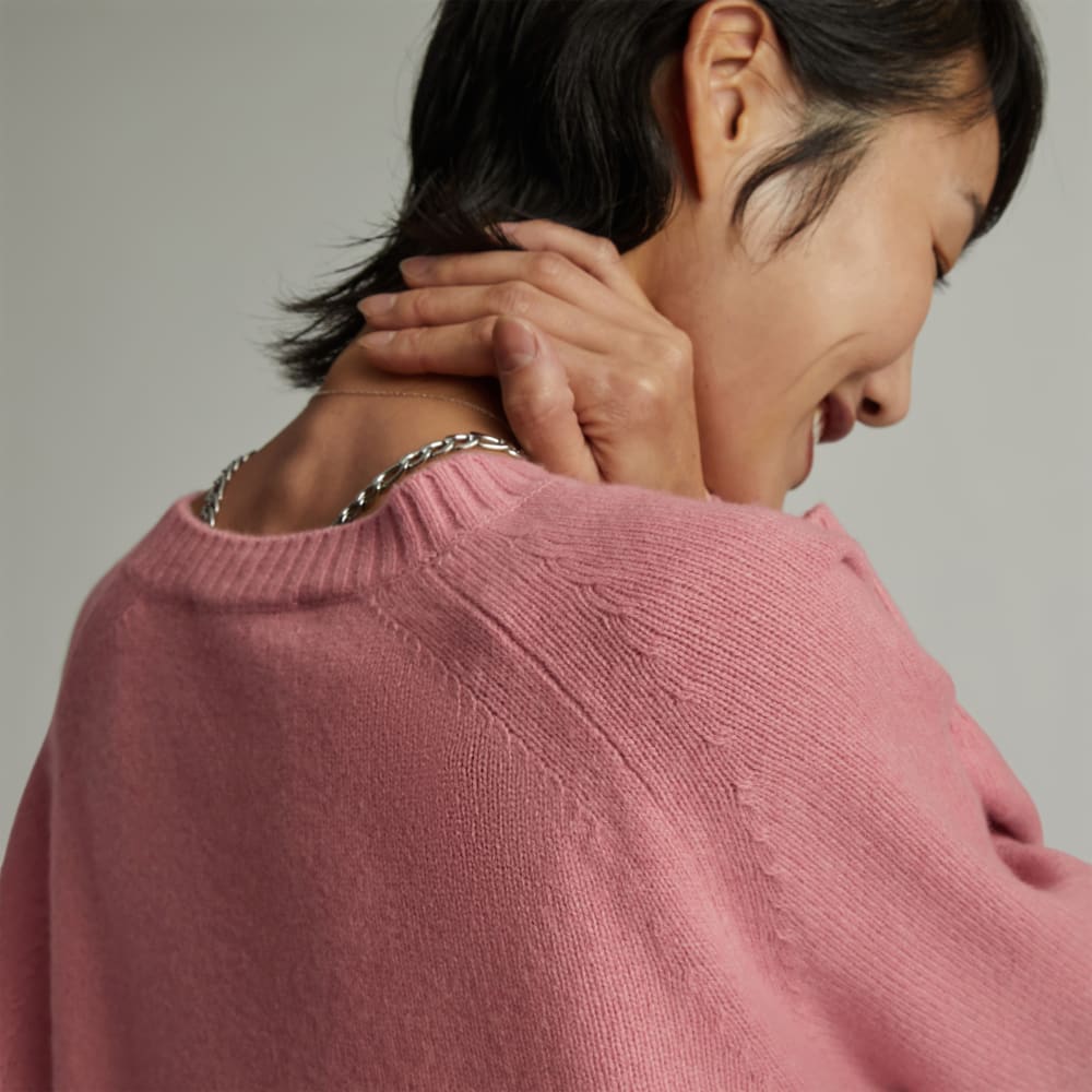 The Cashmere Boxy Crew | Bubblegum