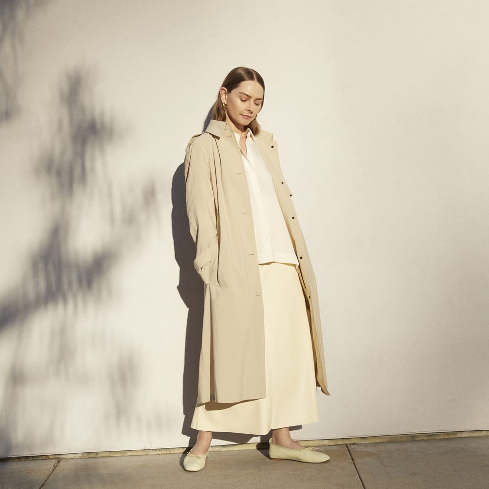 The Long Mac Coat | Stone