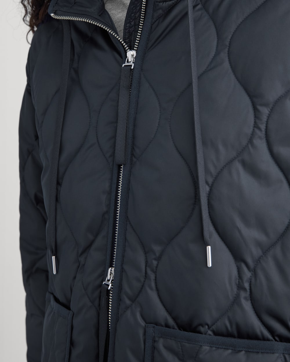 ReNew Quilted Hooded Liner | Navy