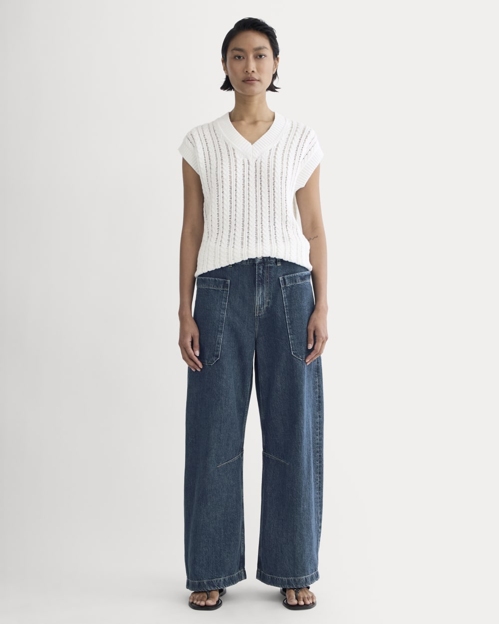 The Gardener Pull-On Jean | Mid Indigo