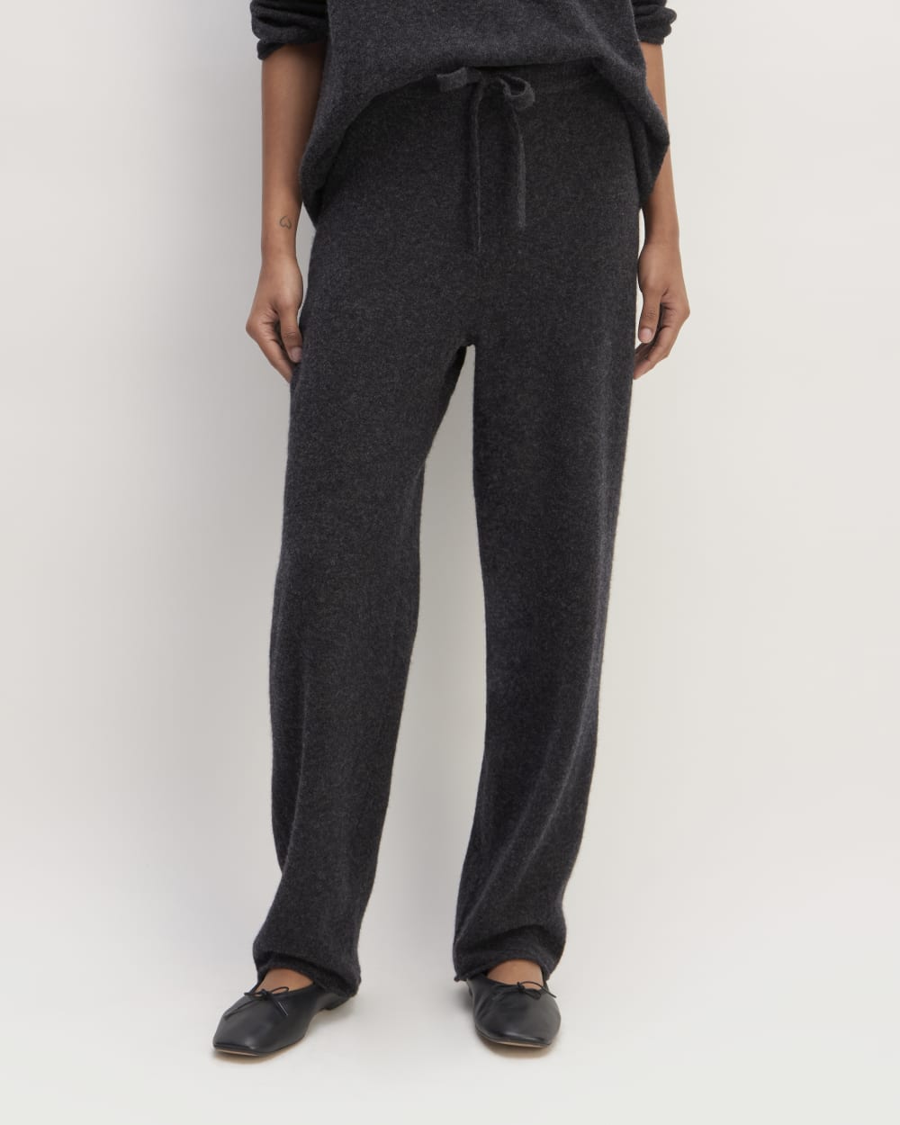 The Cozy-Stretch Straight-Leg Sweatpant | Charcoal