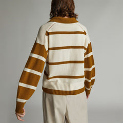 The Cashmere Polo | Bone / Tapenade