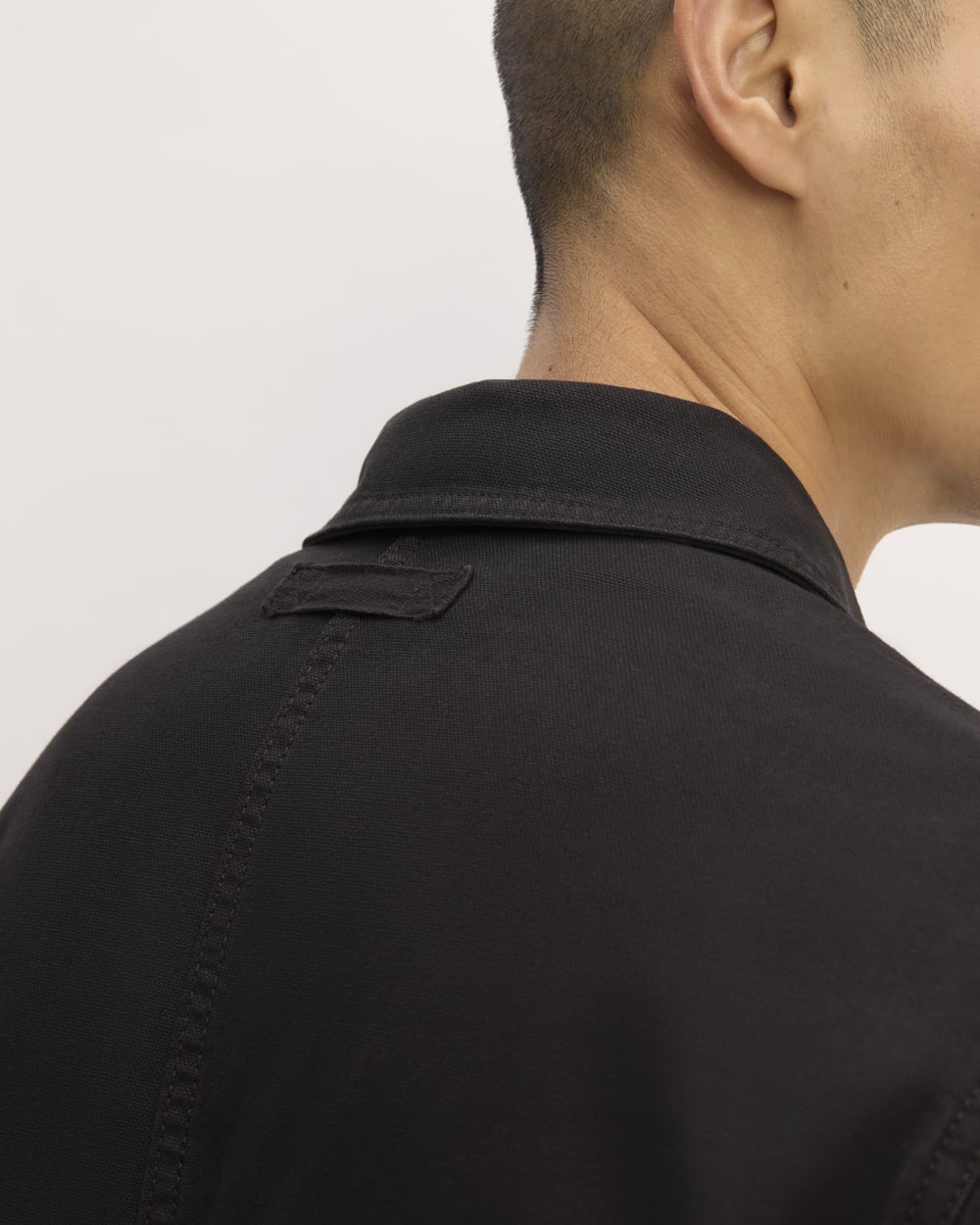 The Organic Cotton Chore Jacket | Black