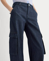 The Mid-Rise Cargo Jean | Tungsten Rinse
