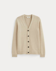 The Classic Cardigan in Everyday Cotton | Desert Sand / Natural