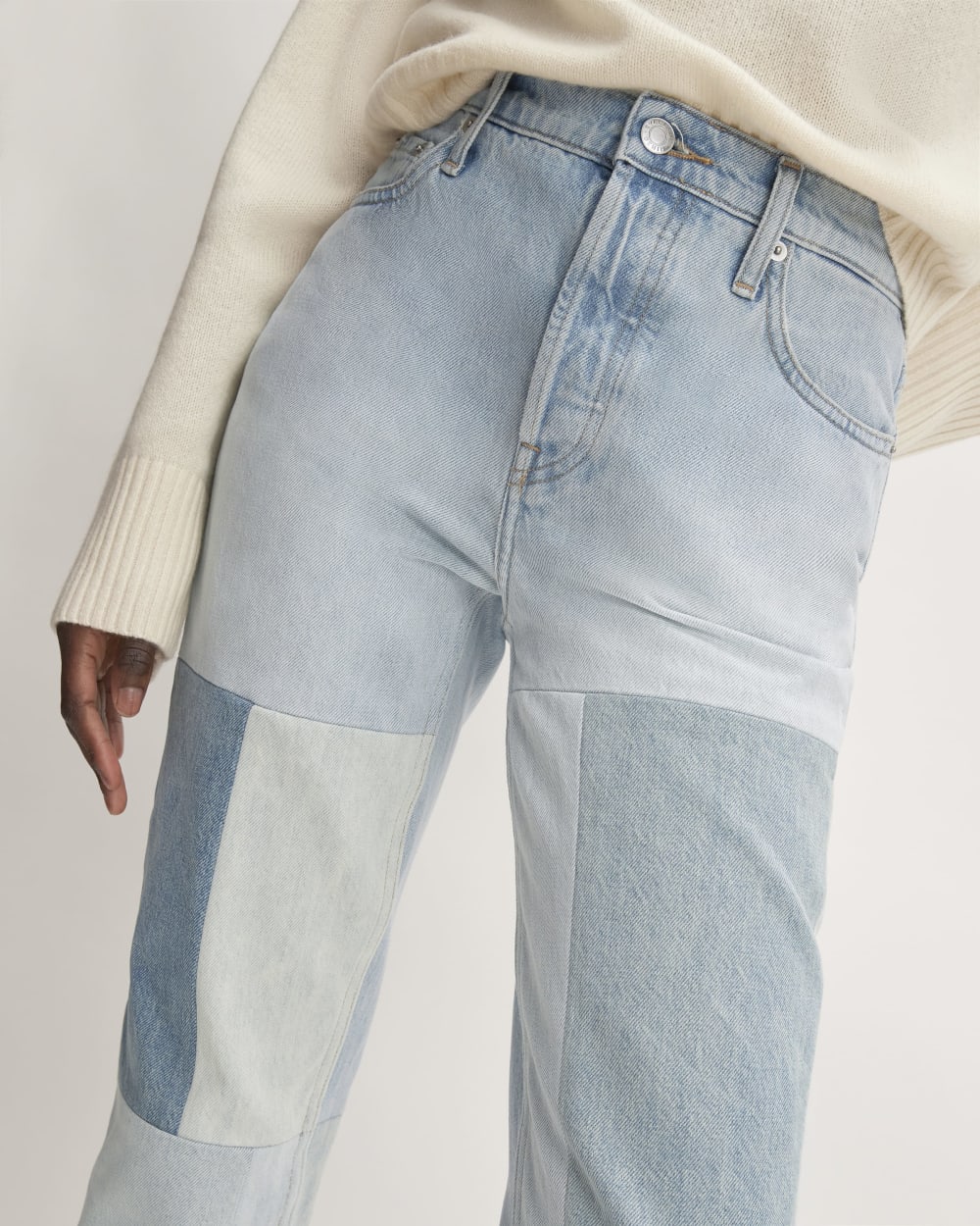 The '90s Cheeky® Mended Jean | Patched Indigo | 28.5" Inseam