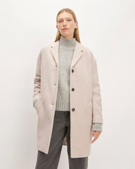 The Italian ReWool® Cocoon Coat | Oat